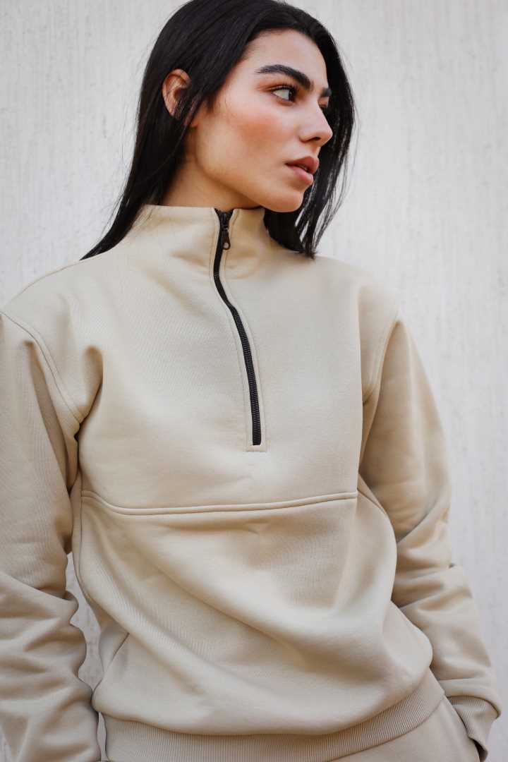 Zipped cloud sweatshirt