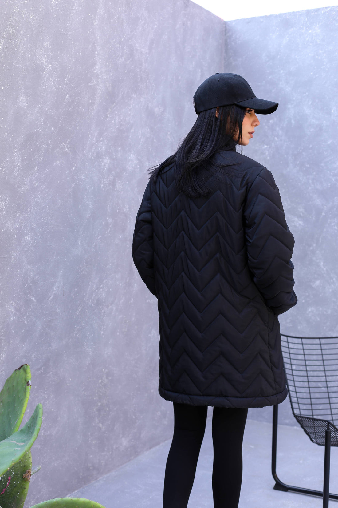 Zigzag Bomber Jacket